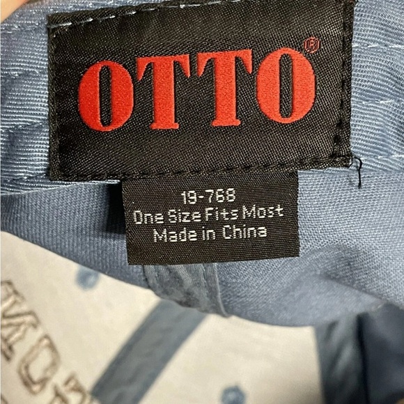 Otto Oregon Trail Baseball Cap Baker City OR Embroidered Hook Loop Closure - Picture 2 of 7